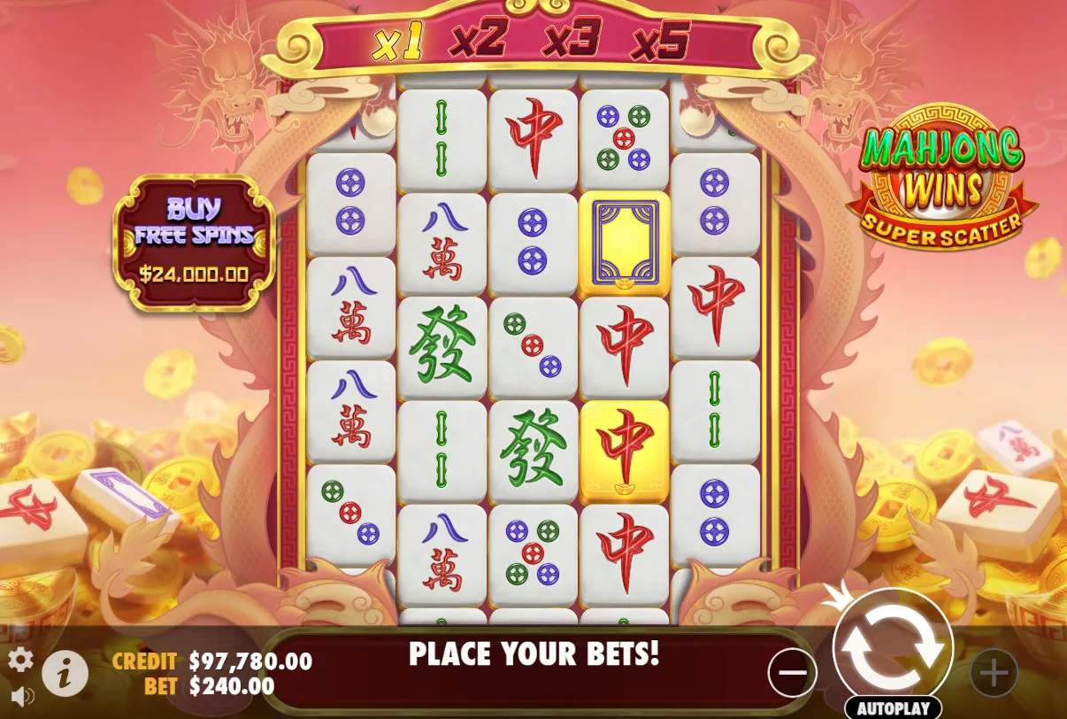 Mahjong Wins Super Scatter demo